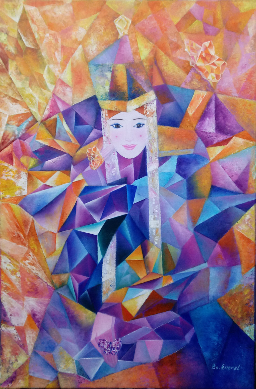 © 2017. QUEEN by Mongolian artist B.Enerel. Reproduced on CPinMongolia.com with the artist's permission.