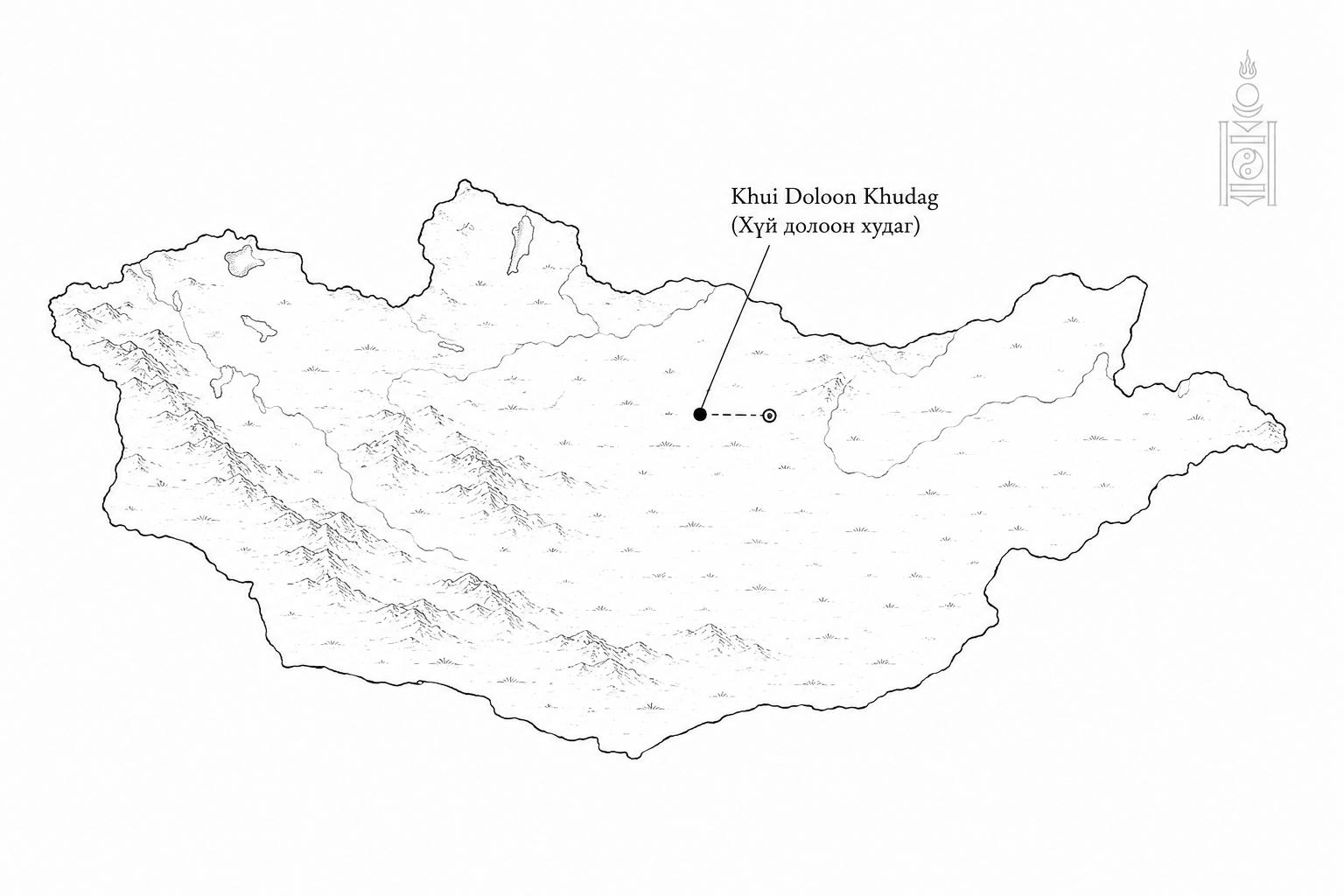 Khui Doloon Khudag Location Map. July 2026. CPinMongolia.com